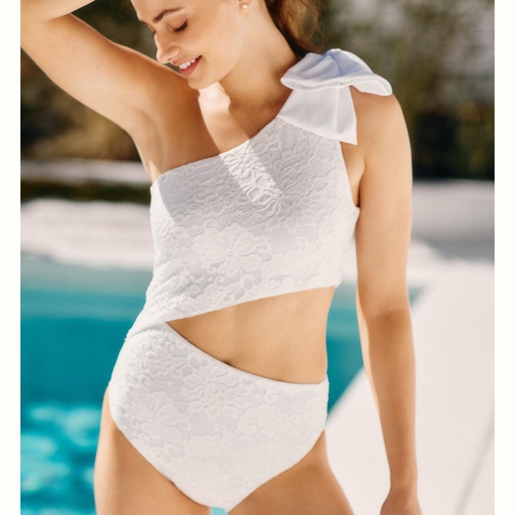 Beach Riot Selena One Piece Bridal Swimsuit Medium - Picture 5 of 13